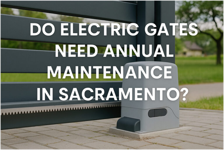 Do Electric Gates Need Annual Maintenance in Sacramento?