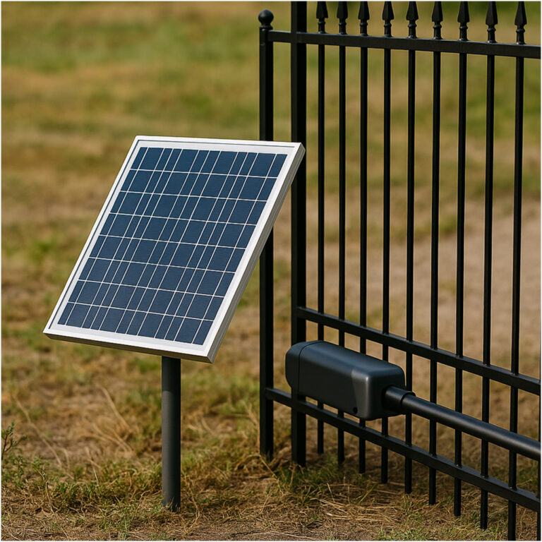 Solar vs. Underground Electric Power for Automatic Gate Openers in Sacramento