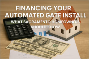 Financing Your Automated Gate Install in Sacramento, CA