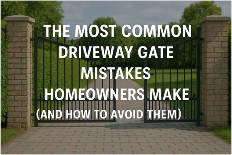 The Most Common Driveway Gate Mistakes Homeowners Make (and How to Avoid Them)